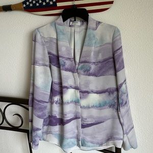 Babaton Aritzia long-sleeve blouse in EUC